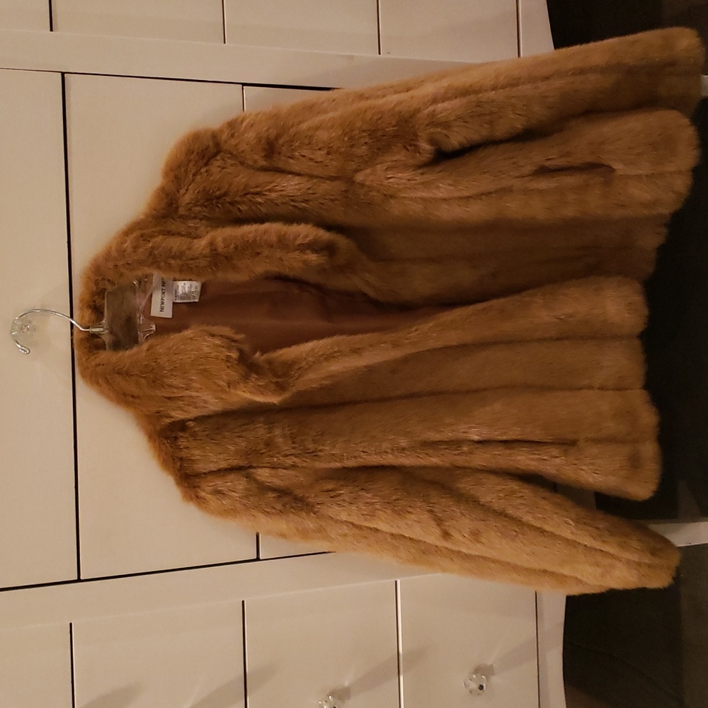 Faux fur coat